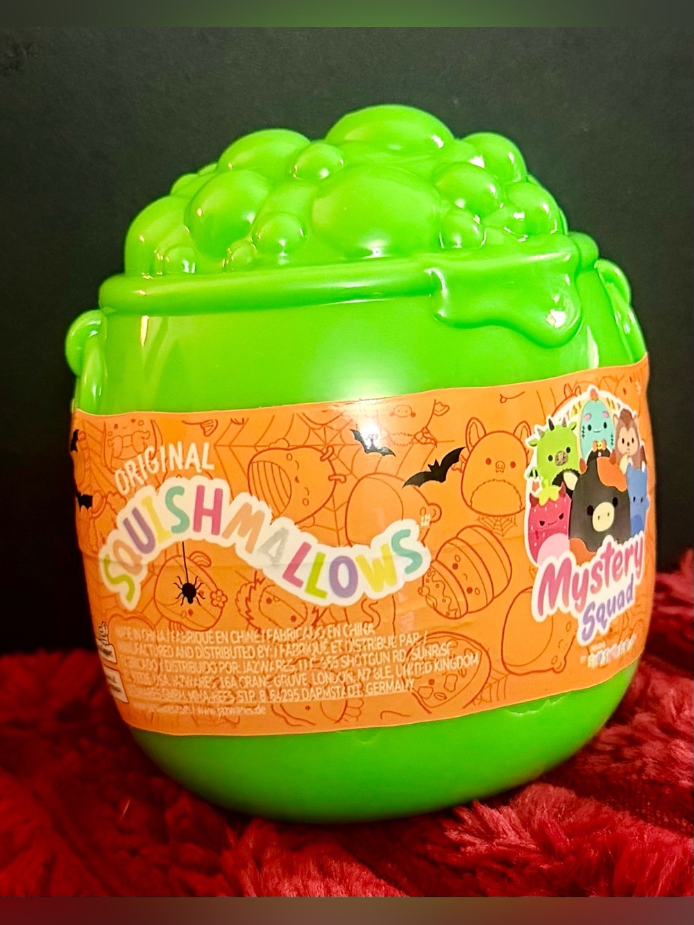 💚 Squishmallows Mystery Squad Green Cauldron Plush Container